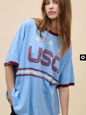 DAYDREAMER USA WORLD CUP OS RINGER TEE